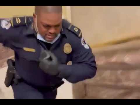 US Capitol hero cop promoted, escorts Kamala Harris to inauguration