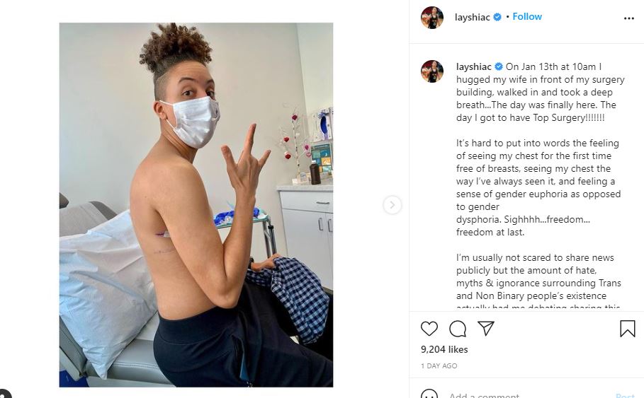 WNBA's Layshia Clarendon Has Breast Removal Surgery, Hopes to Inspire Trans  Athletes