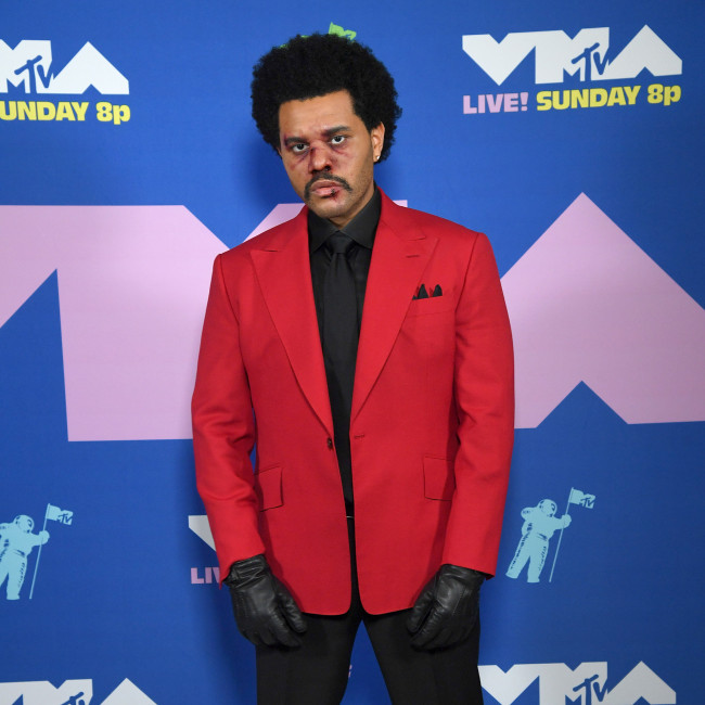 The Weeknd Super Bowl Show Red Blazer Coat