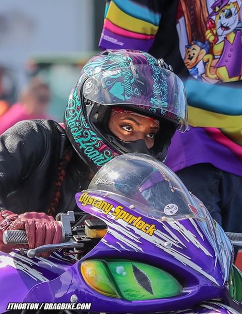 Professional drag racer Dystany Spurlock explains her burning need for speed