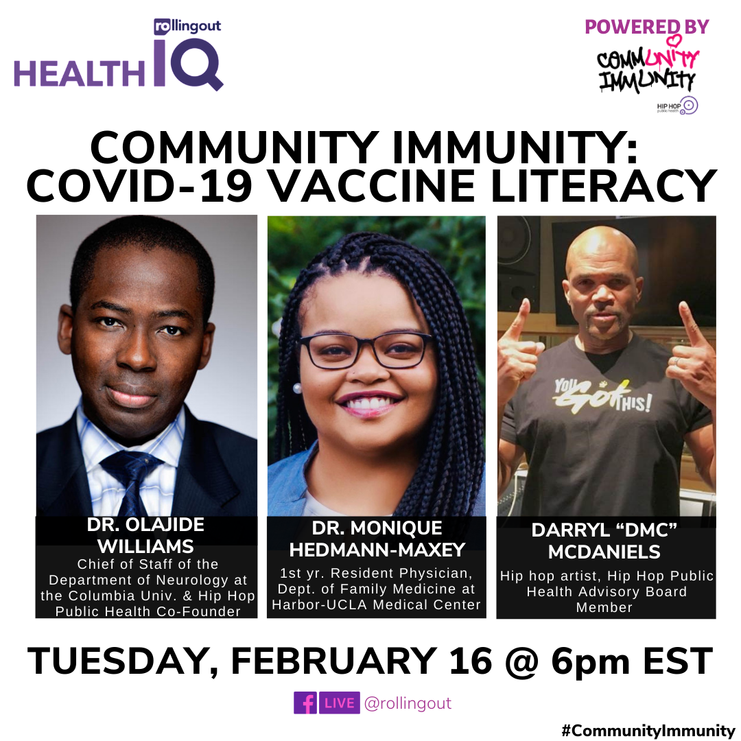 Dr. Olajide Williams talks about community immunity and vaccine literacy