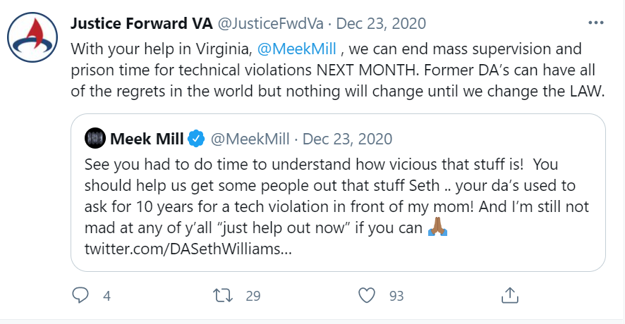 Meek Mill and The REFORM Alliance help change VA probation laws