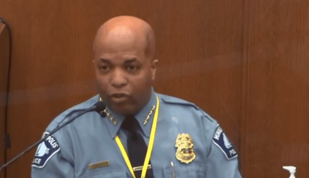 Minneapolis police chief testifies against Derek Chauvin during trial (video)