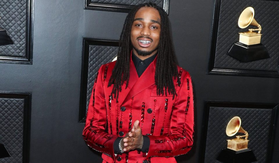 Quavo shares special on-field message after UGA wins national championship