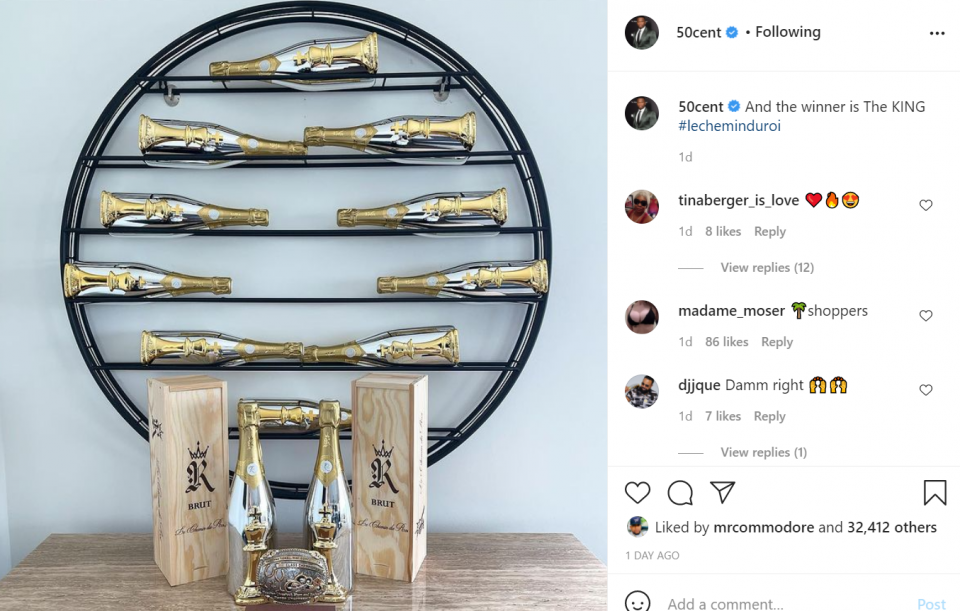 50 Cent's champagne wins big at wine competition