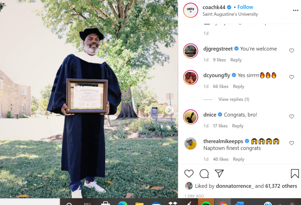Quality Control music exec Coach K earns bachelor's, honorary doctorate