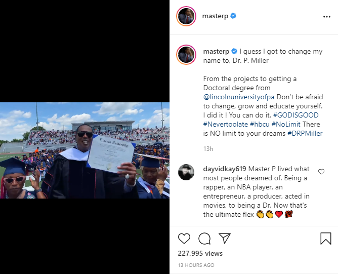 Jay-Z's mom and Master P receive honorary degrees