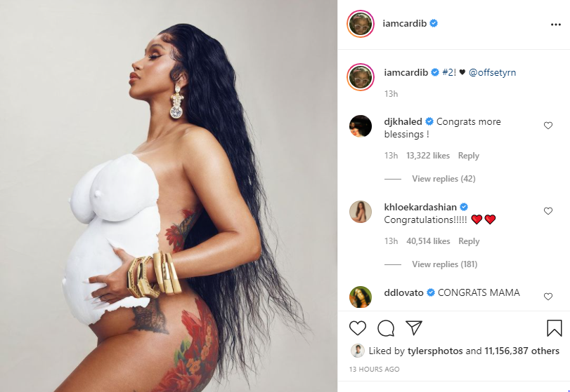 Cardi B expecting 2nd child (photos)