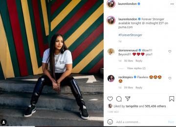 Lauren London drops new clothing collection with Puma