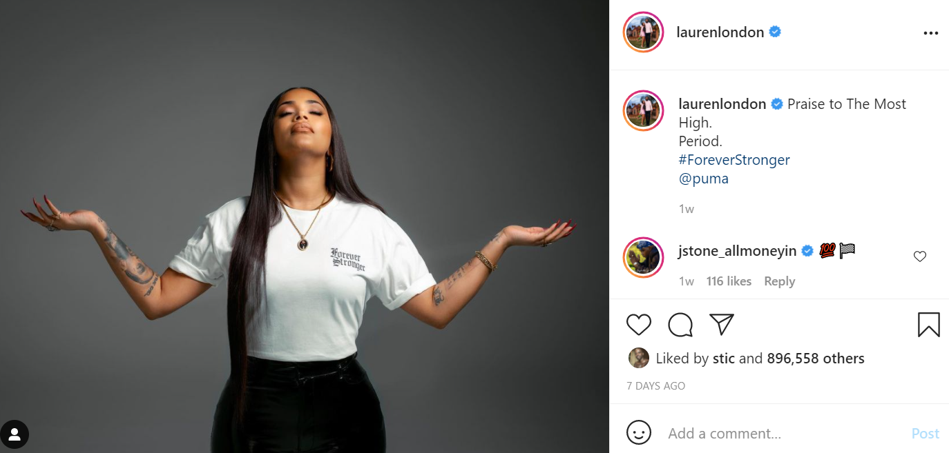 Lauren London drops new clothing collection with Puma