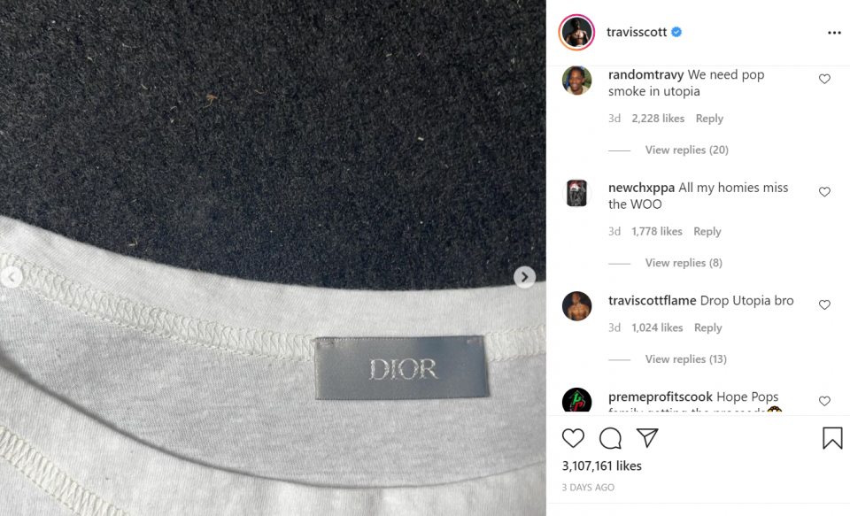 Pop Smoke's family approves of Travis Scott-Dior tribute (video)