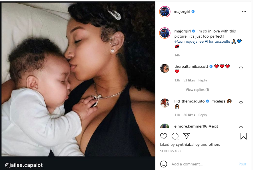 Tiny Harris shows off photo of daughter Zonnique and granddaughter Hunter