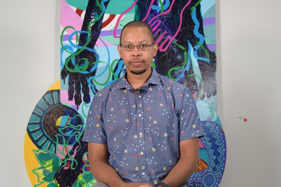 Visual artist Jamaal Barber making mark in worlds of art and education