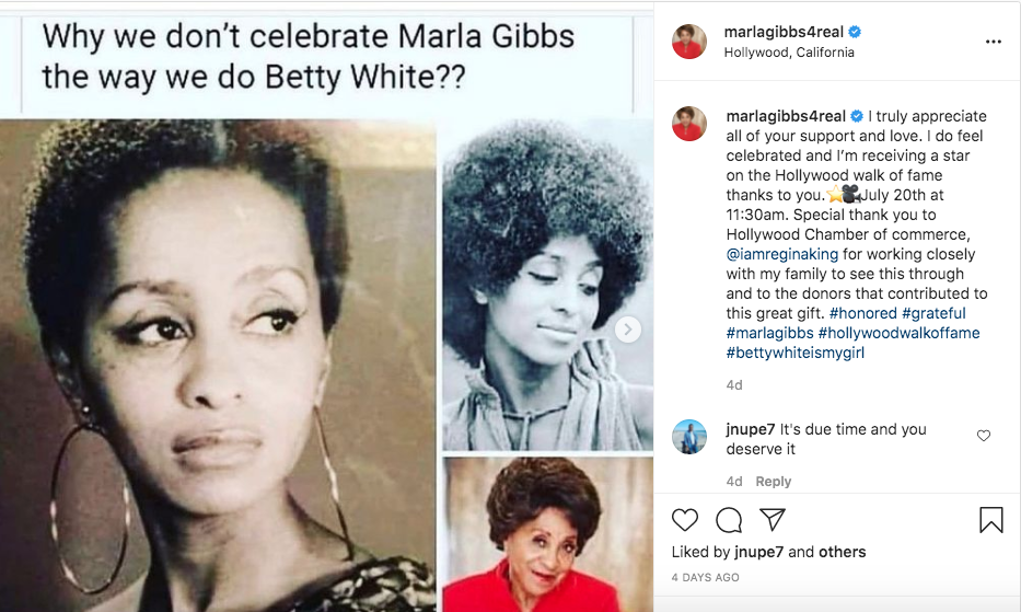 Marla Gibbs finally getting star on Hollywood Walk of Fame