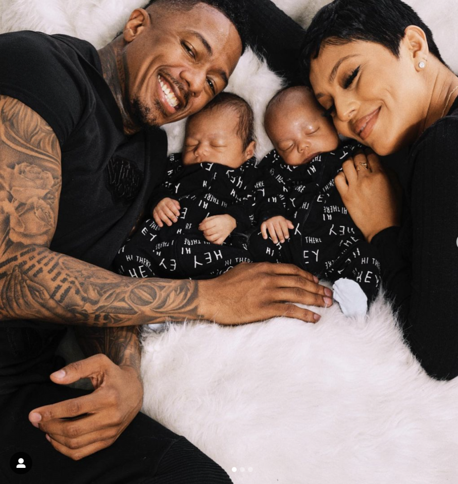 Nick Cannon shares sweet snap with twins Zion and Zillion