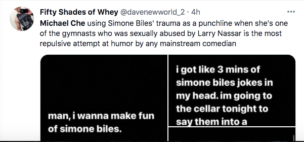 'SNL' comedian Michael Che slammed for jokes about Simone Biles