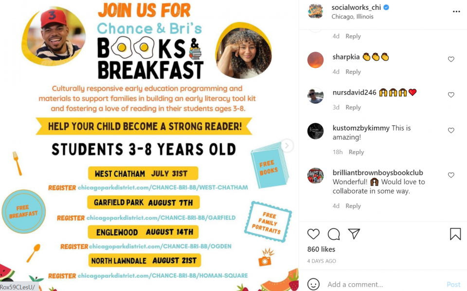 Chance the Rapper launching 'Books & Breakfast' event for Chicago youth