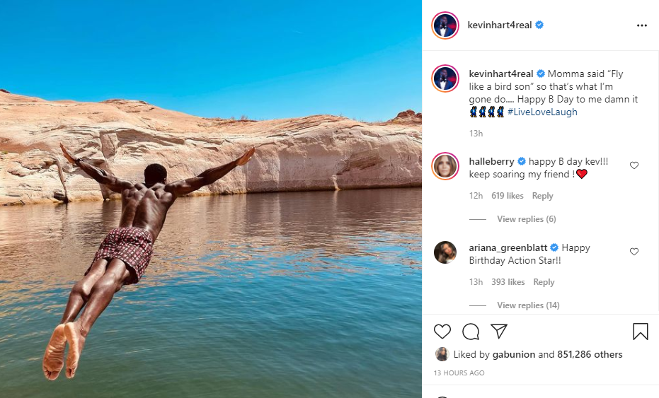 Kevin Hart loving life as he celebrates 42nd birthday (photos)
