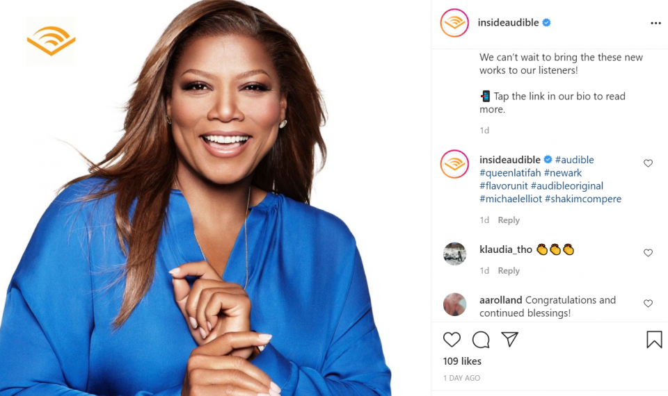 Queen Latifah signs new deal and joins the podcast arena