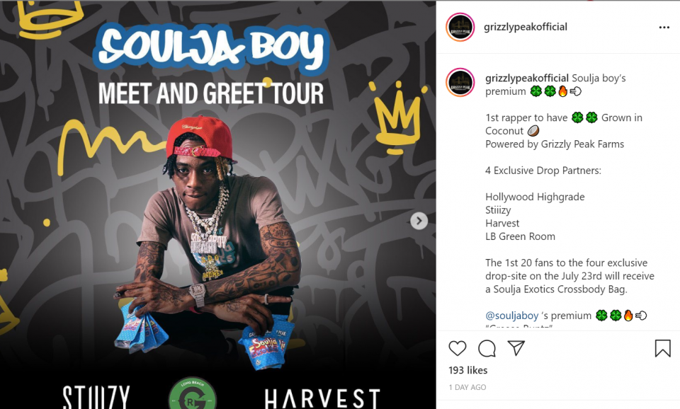 Soulja Boy launching his own strain of Mary Jane