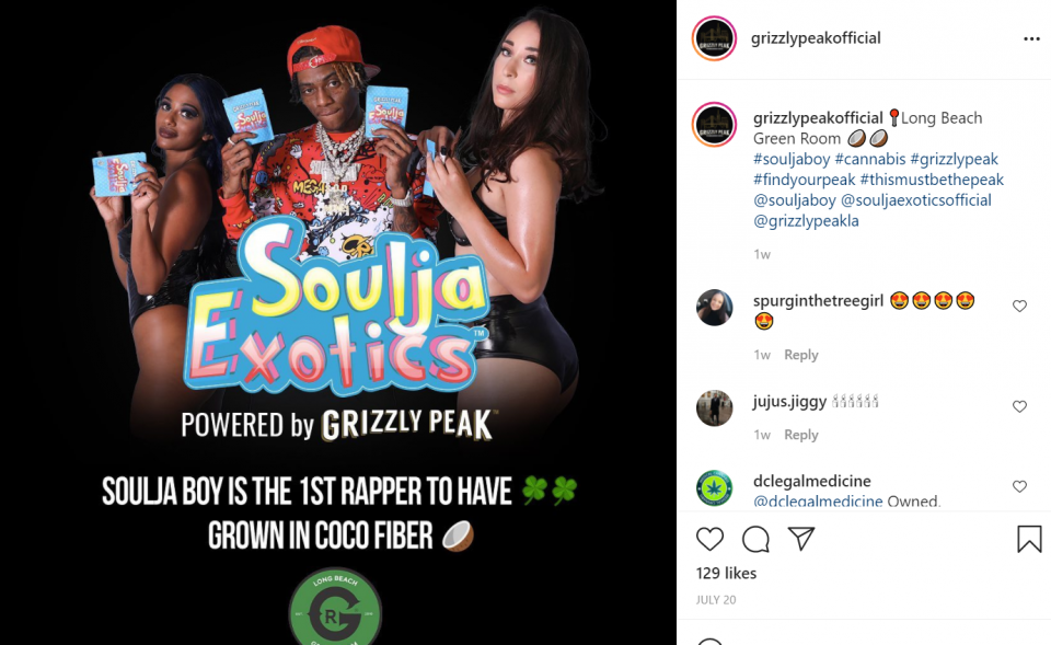 Soulja Boy launching his own strain of Mary Jane