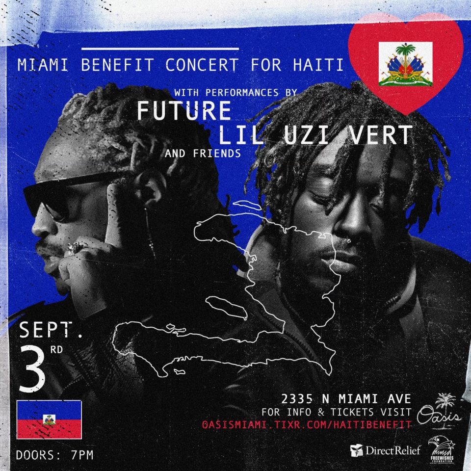 Future hosting benefit concert for Haiti in Miami Labor Day weekend