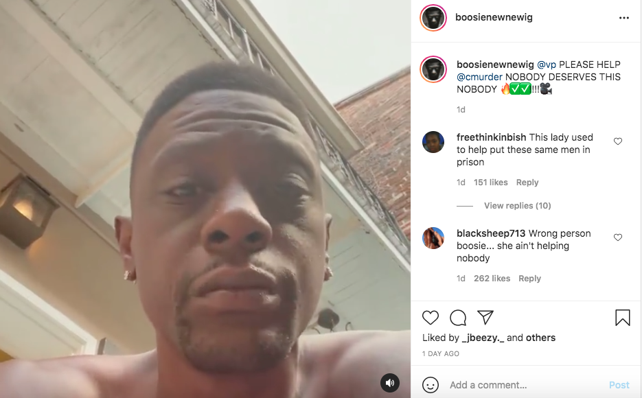 Boosie Badazz asks VP Kamala Harris to free C-Murder