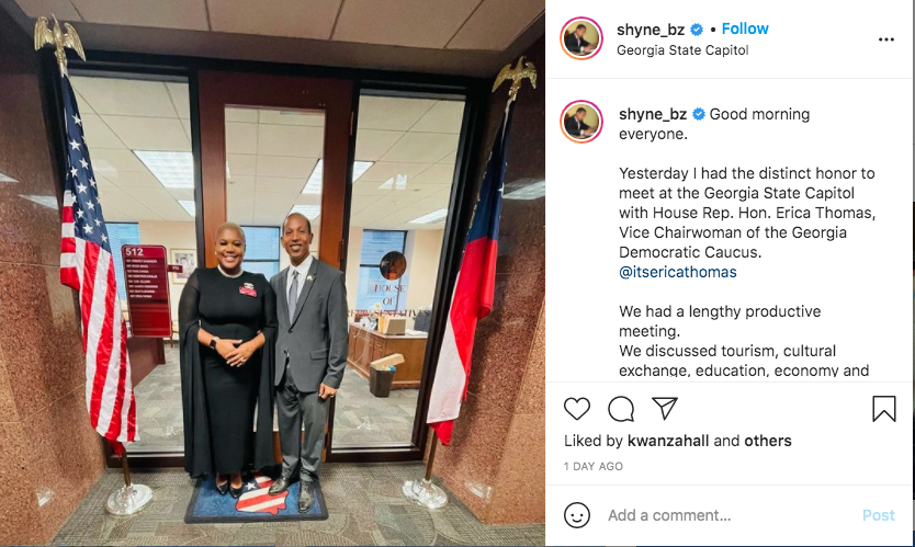 Former Bad Boy rapper Shyne meeting with members of Congress