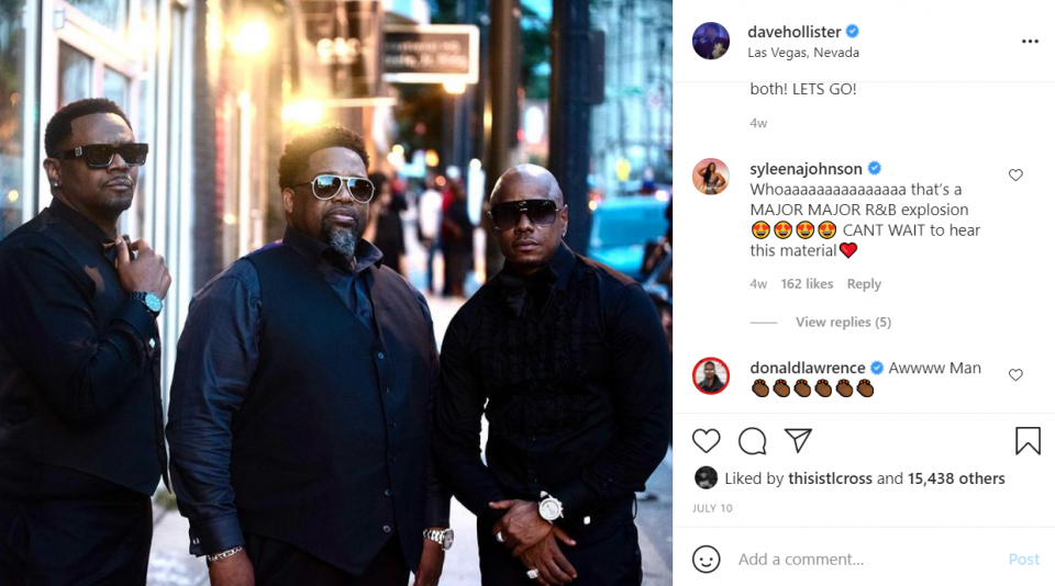 Donell Jones, Dave Hollister and Carl Thomas form new group (audio)