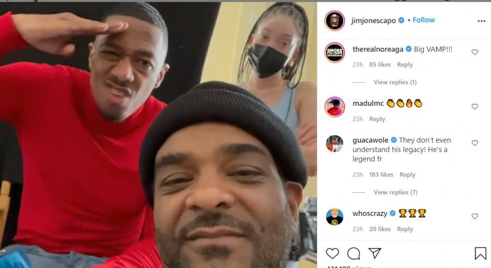 Jim Jones to star alongside Nick Cannon in upcoming Christmas movie (video)