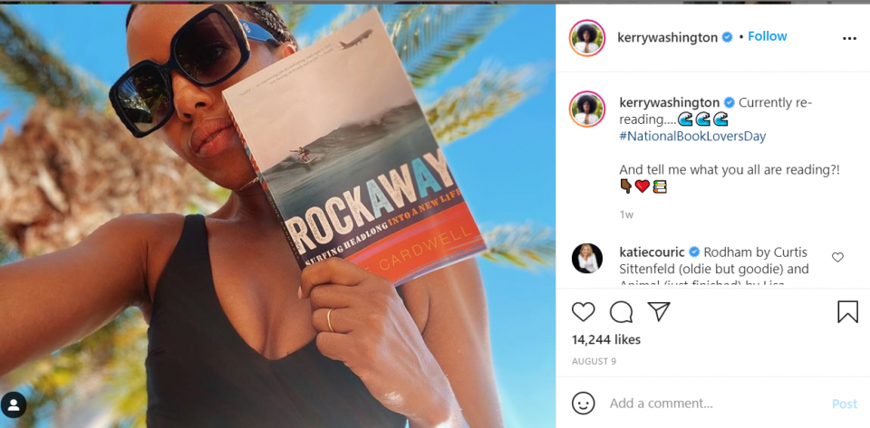 Kerry Washington to star in and produce Netflix biopic 'Rockaway'