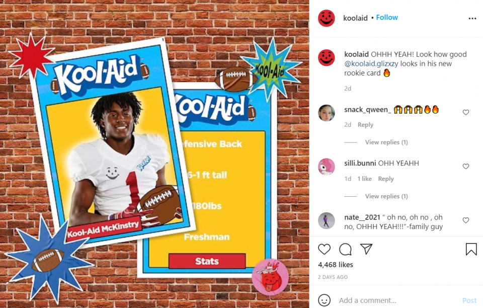 University of Alabama's Ga’Quincy McKinstry inks endorsement deal with Kool-Aid