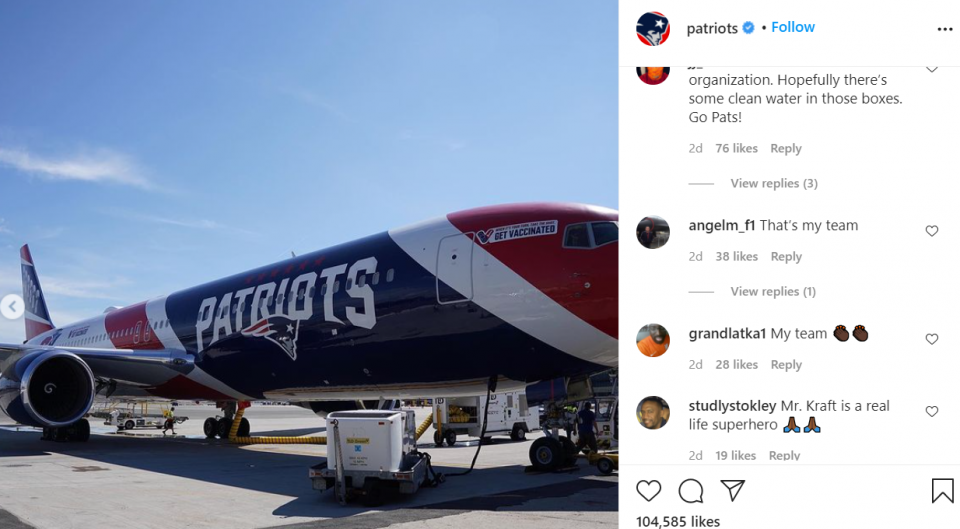 New England Patriots send supplies to Haiti following earthquake