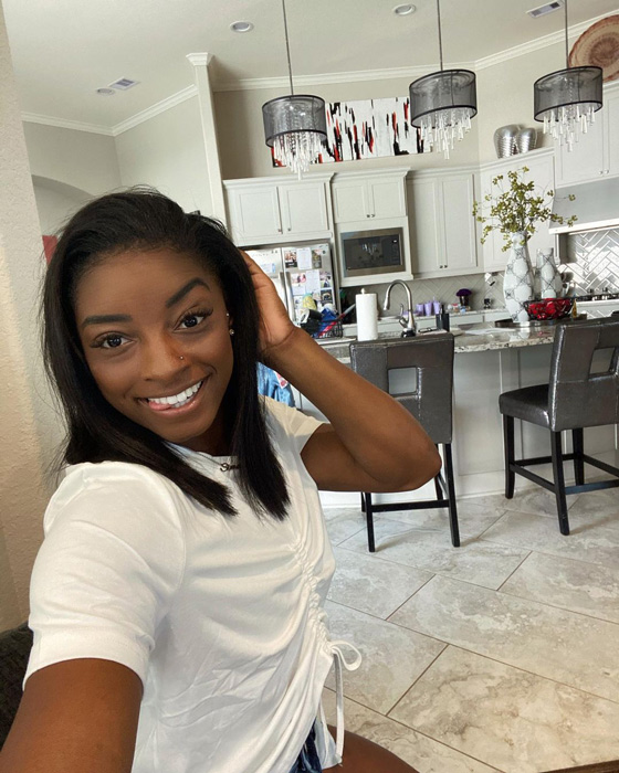 Simone Biles gives fans peek at her Olympic-sized home (photos)