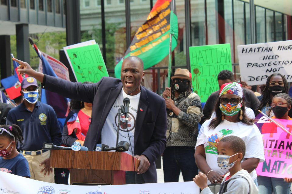 Haitians rally for justice in Chicago in wake of migrant abuse at Texas border