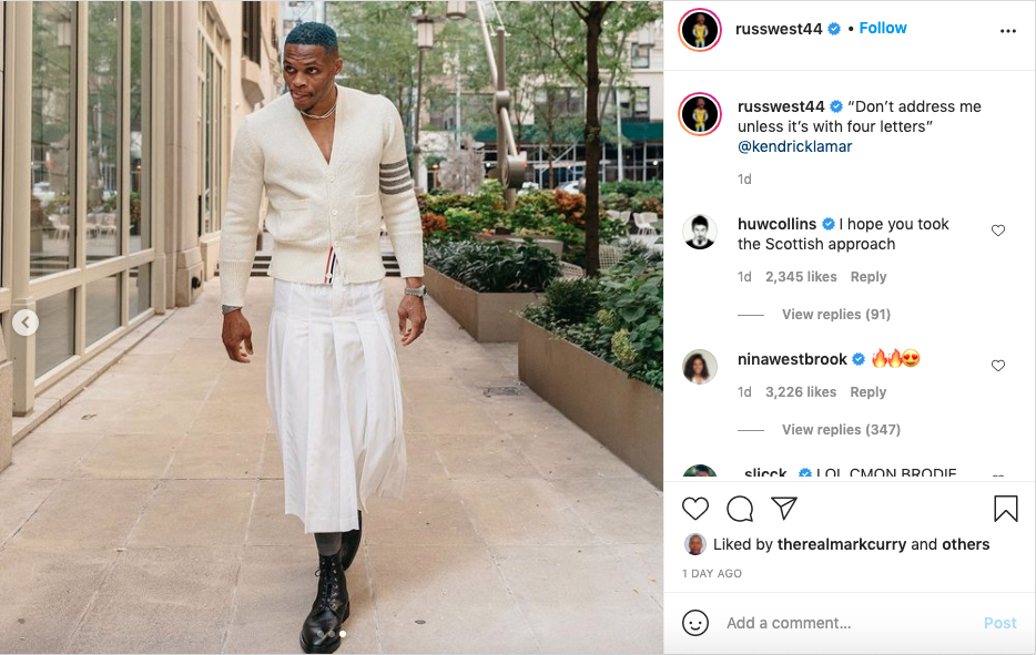 Kwame Brown blasts Russell Westbrook for wearing a dress (video)
