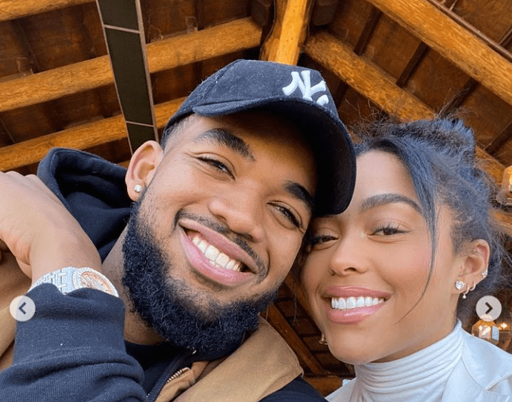 Darling💜 on X: I'm just so happy for Jordyn woods and Karl Anthony towns  🖤🖤 I just love this for them…. Jordy really won at the end 🖤🖤   / X