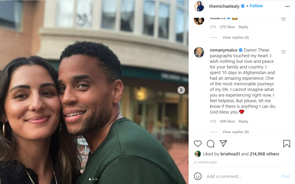 michael ealy and khatira rafiqzada