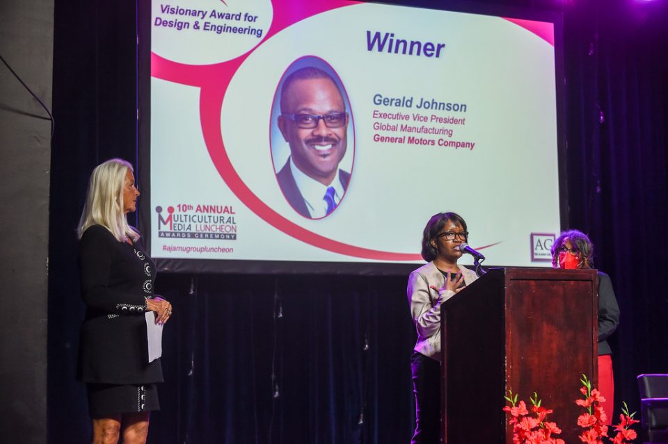 General Motors EVP Gerald Johnson honored at 10th Multicultural Media Luncheon