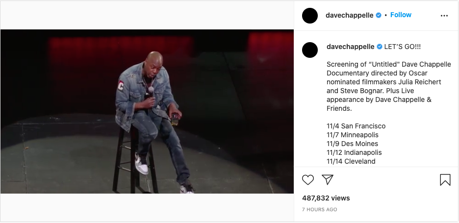 Dave Chappelle lists conditions for meeting with LBGTQ community