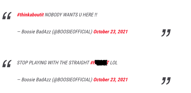 Boosie tells Lil Nas X to off himself and Twitter responds