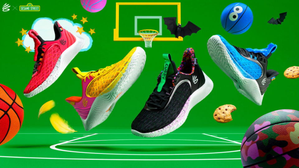 Steph Curry dropping 'Sesame Street'-inspired basketball sneakers