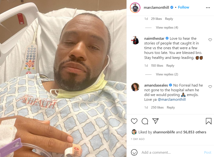 Marc Lamont Hill responds to anti-vaxxers after suffering heart attack at 42