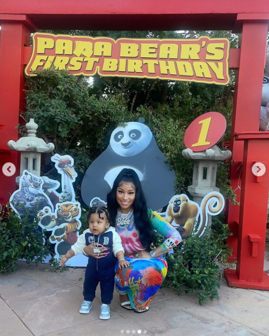 Nicki Minaj's 'Papa Bear' celebrates his 1st birthday (photos)