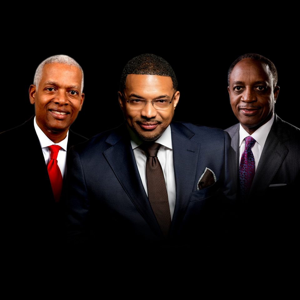 Rashad Richey, Rep. Hank Johnson and Michael Thurmond receive Global Humanitarian award