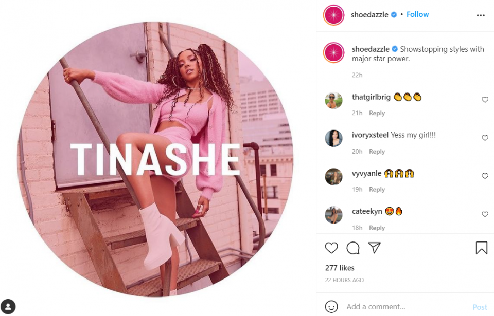 Check out Tinashe's shoe line with ShoeDazzle (photos)