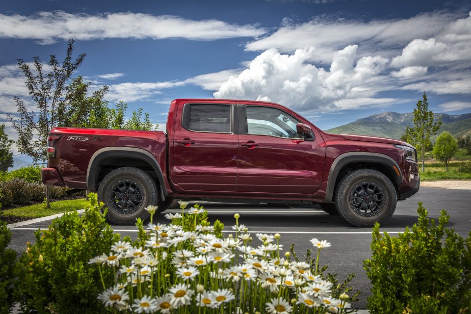 The all-new Nissan Frontier truck features a bold persona and rugged design