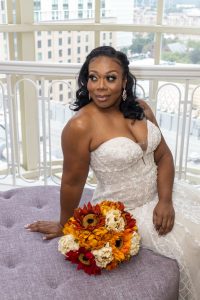 Enchanted love finds Christal and Adrian in their elegant magical wedding