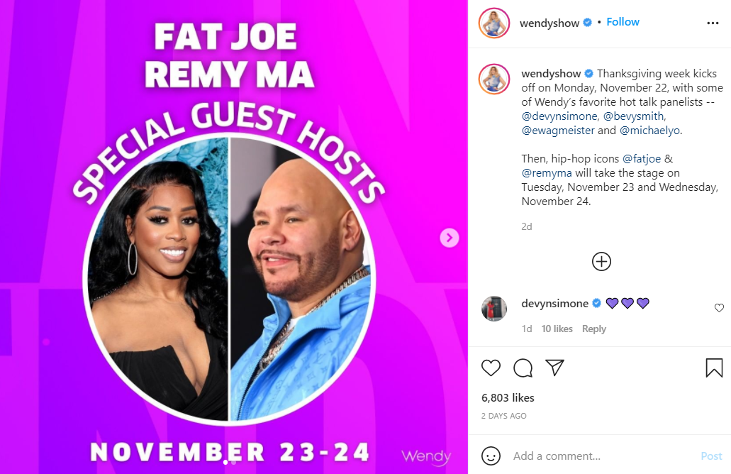 Fat Joe And Remy Ma Set To Take Over The Wendy Williams Show