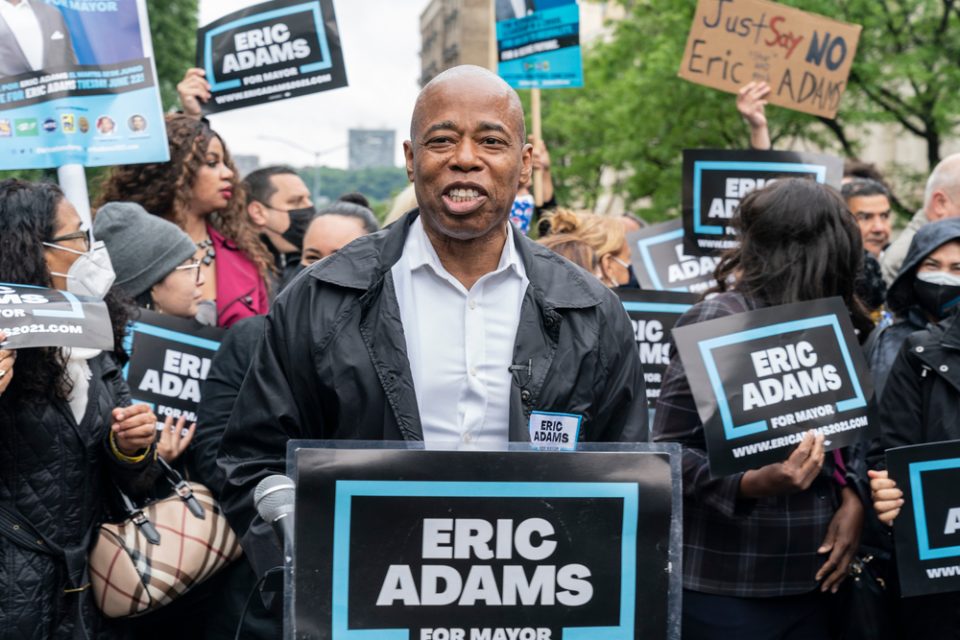 New York City Mayor-elect Eric Adams responds to BLM activist's threats